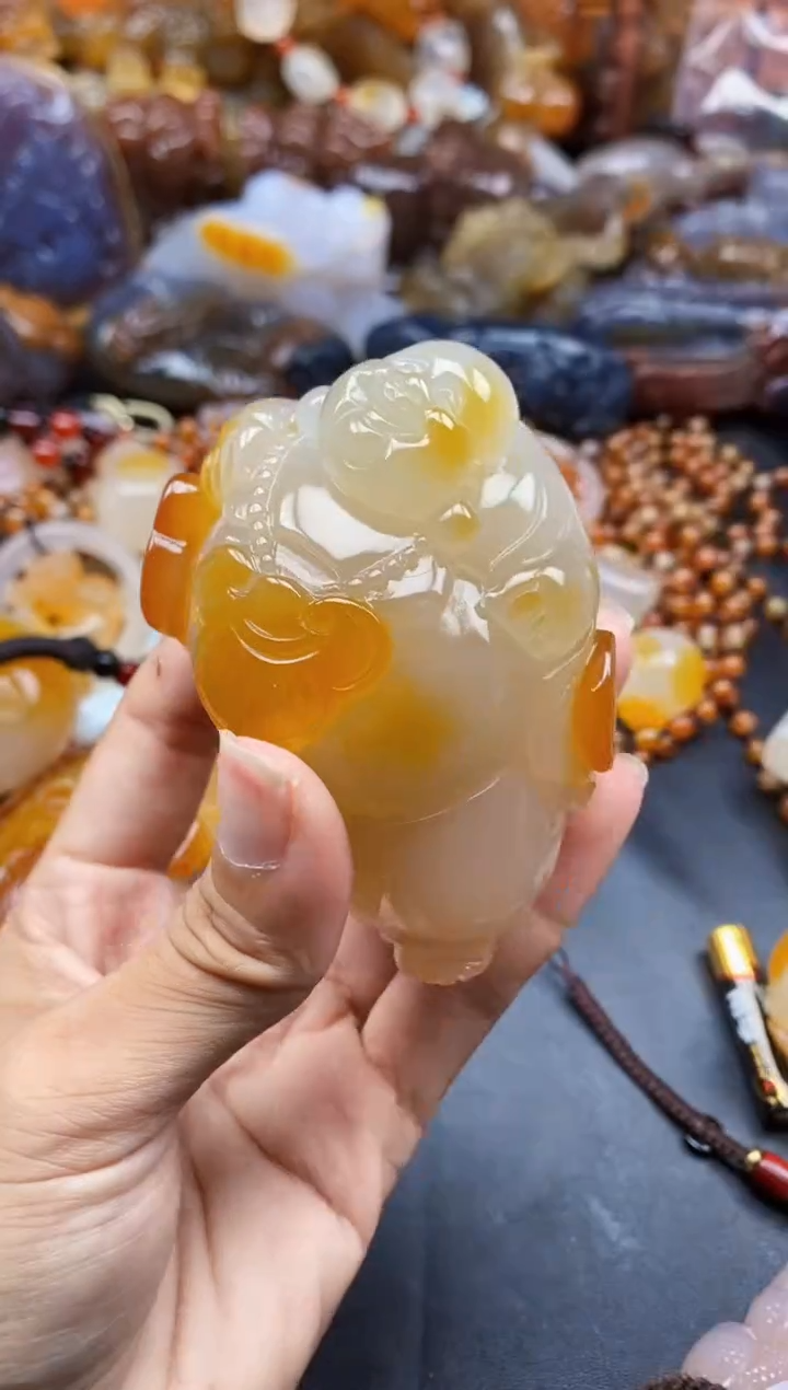 未镶嵌1玛瑙/玉髓小****?ll