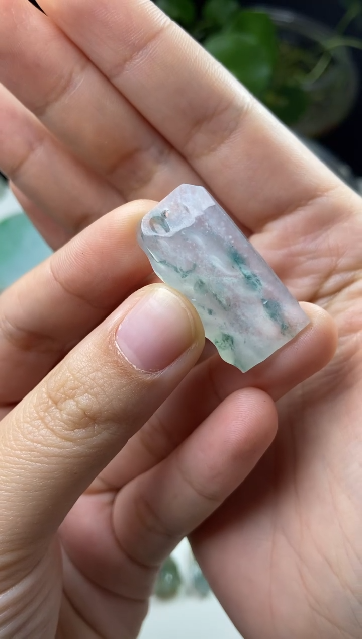 未镶嵌定制翡翠翡翠片料定制未镶嵌12.9-6包工包料