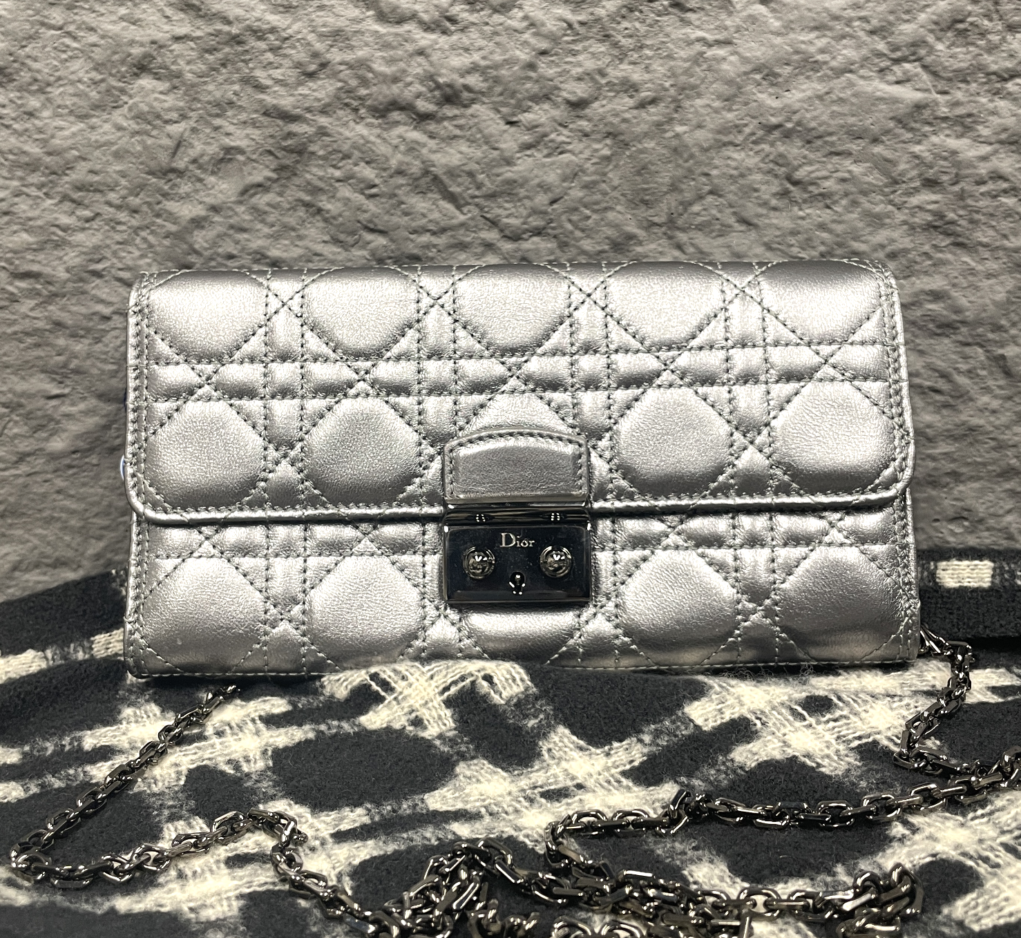 99新 DIOR/迪奥 Dior Miss Dior链条钱包