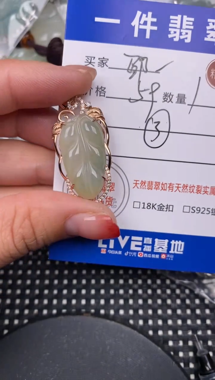 【闪购商品】翡翠颈饰未镶嵌挂件