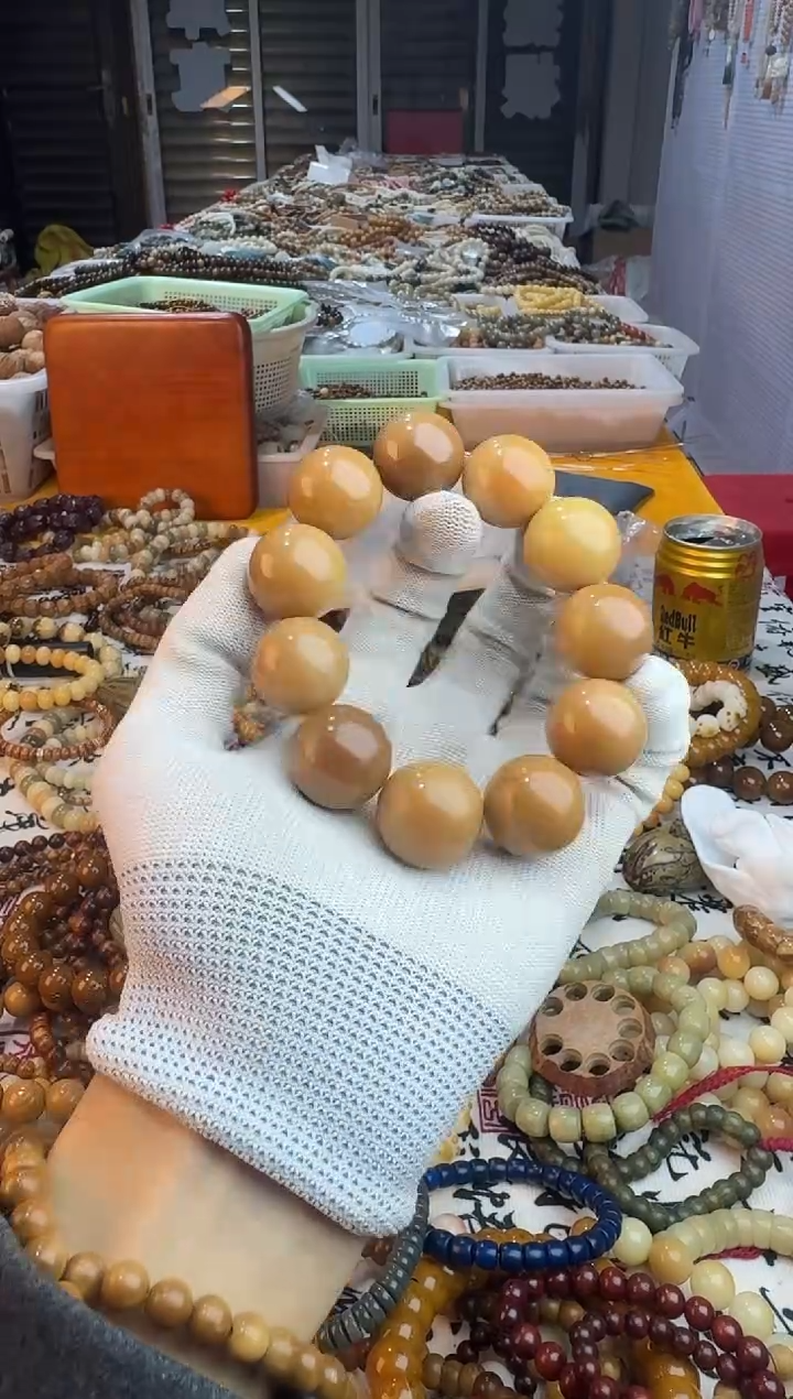 【闪购商品】菩提根/象牙果手串菩提大卡咖色