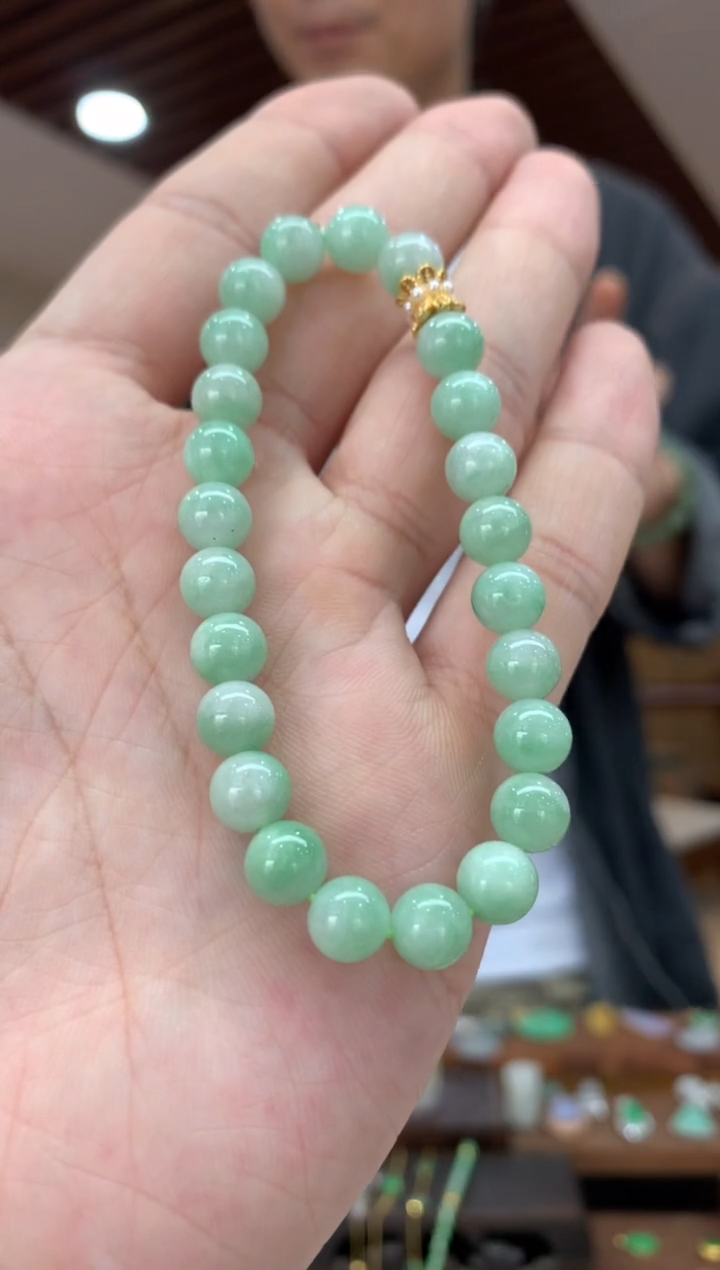 未镶嵌手串翡翠上次