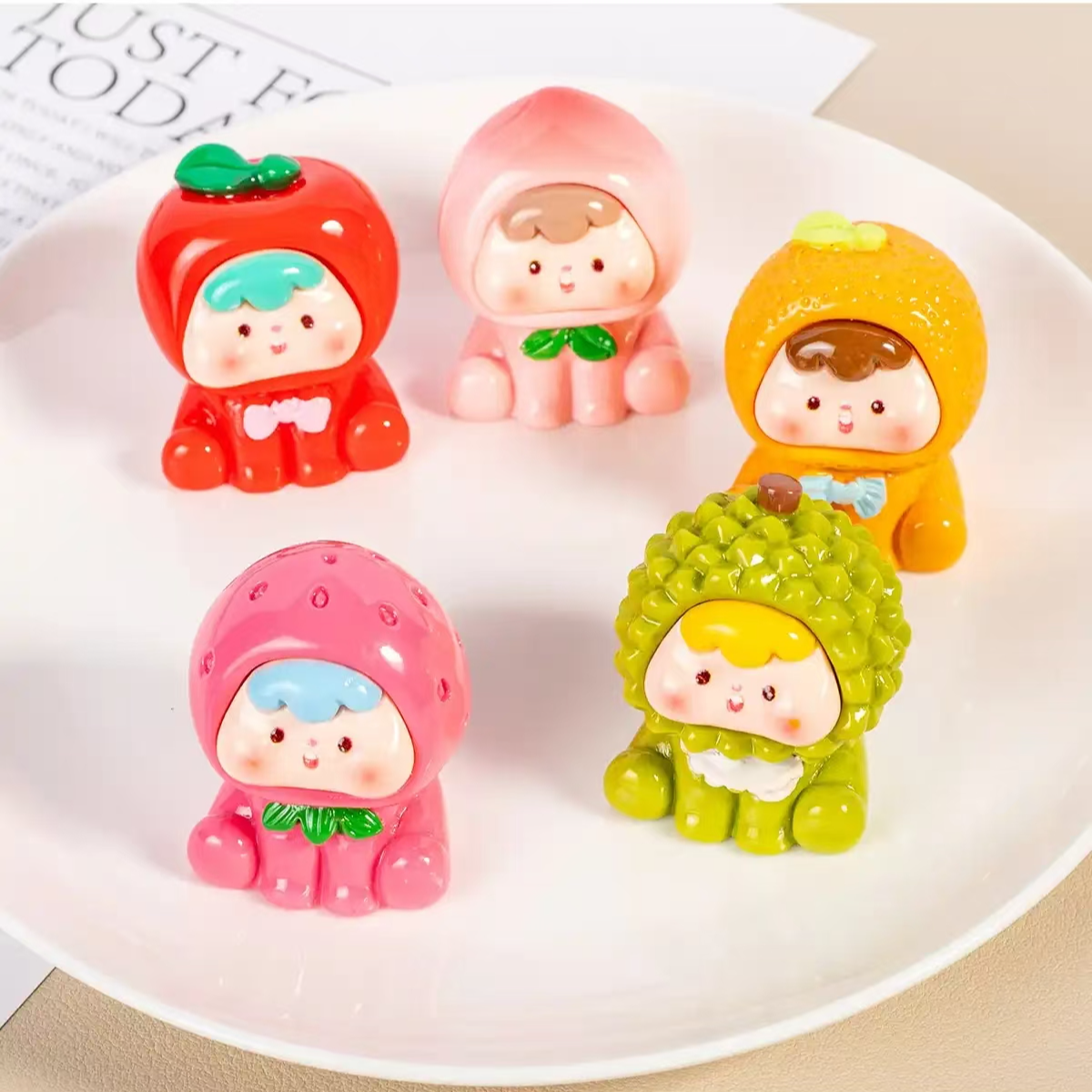 【直播拆】水果崽崽立体树脂手工dly桌面摆件钥匙扣