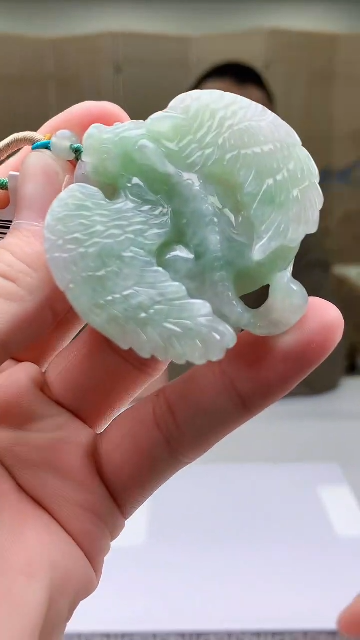 【闪购商品】定制翡翠未镶嵌4812bb-毛货挂件19