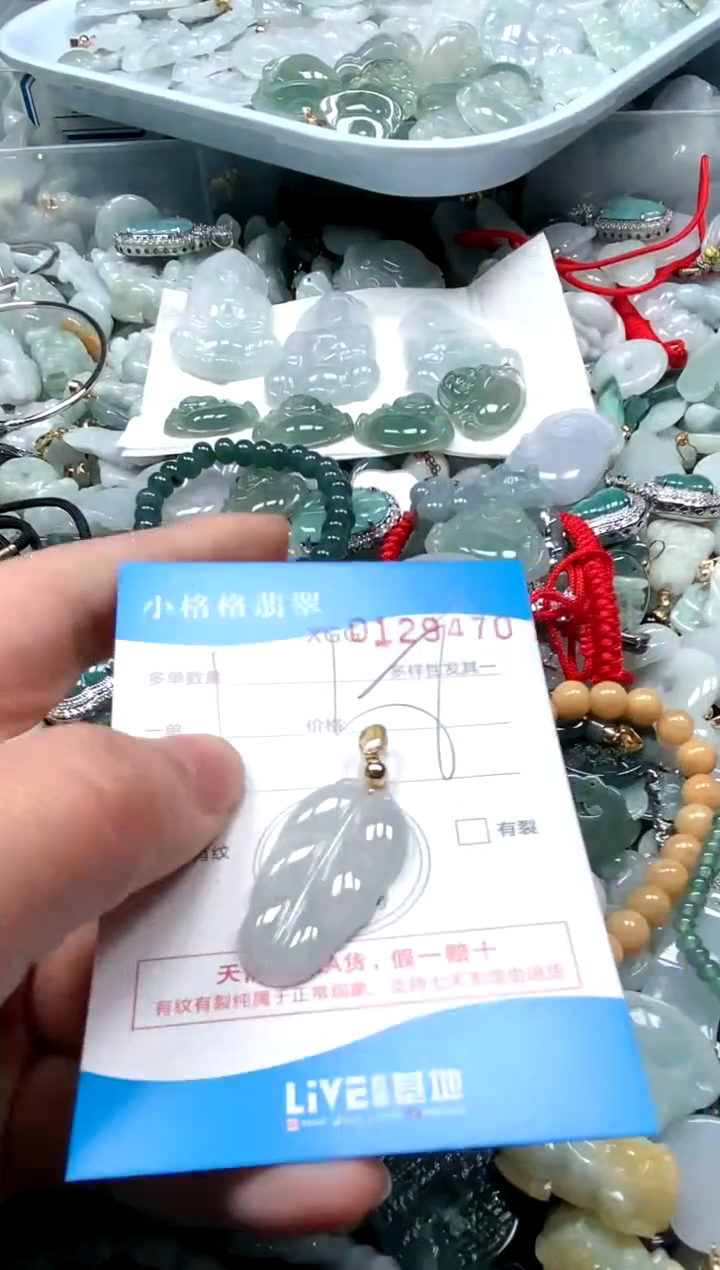 【闪购商品】翡翠颈饰未镶嵌闪购商品0129470