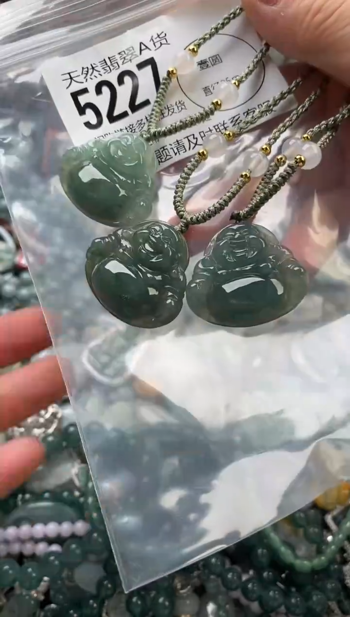 颈饰未镶嵌翡翠多样性发其一5227