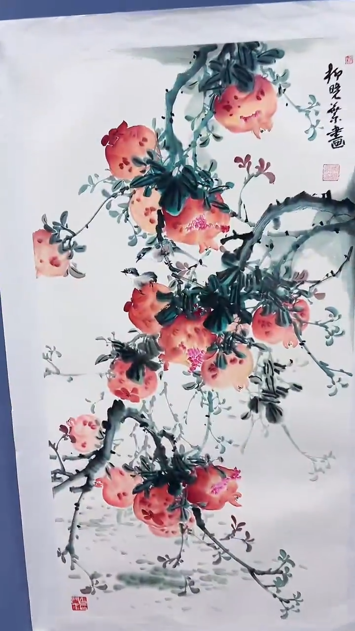 【闪购商品】绘画柳晓叶绘画4.5平尺花鸟