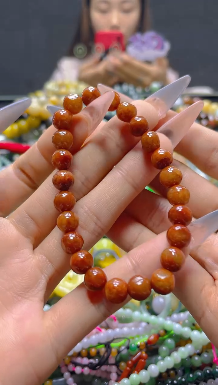 颈饰未镶嵌翡翠7MM