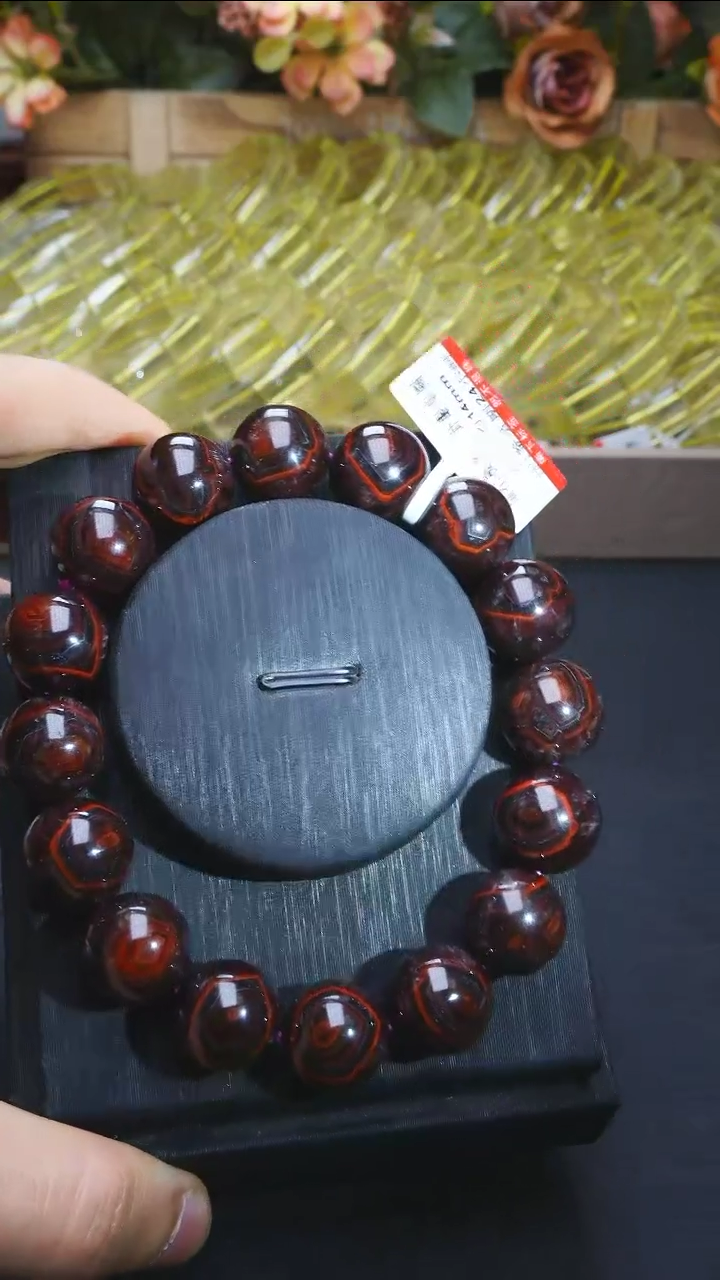 【闪购商品】水晶L028极光八卦眼单圈约14mm未镶嵌多样性发其一