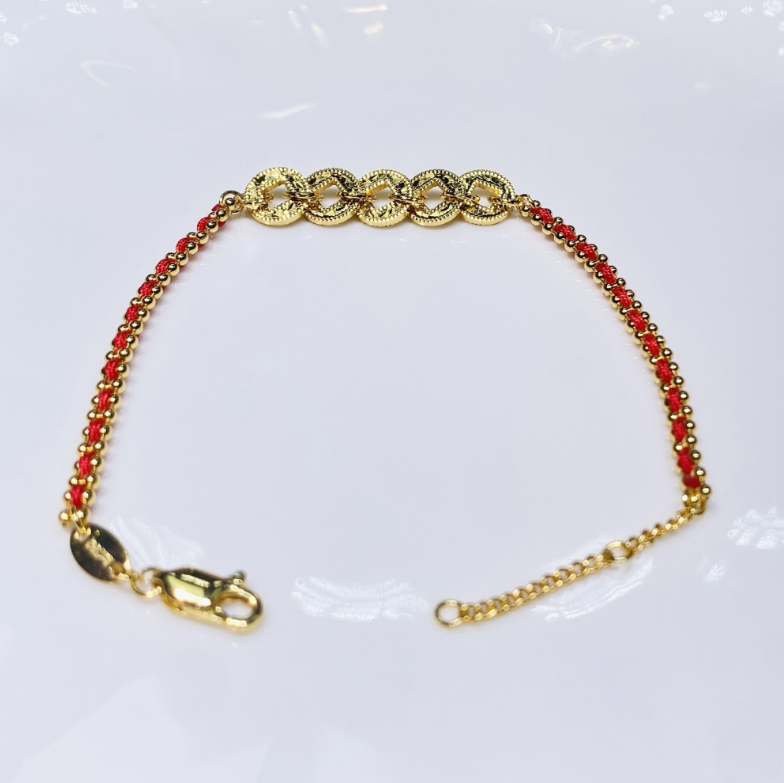 R 【170】五帝铜钱手链