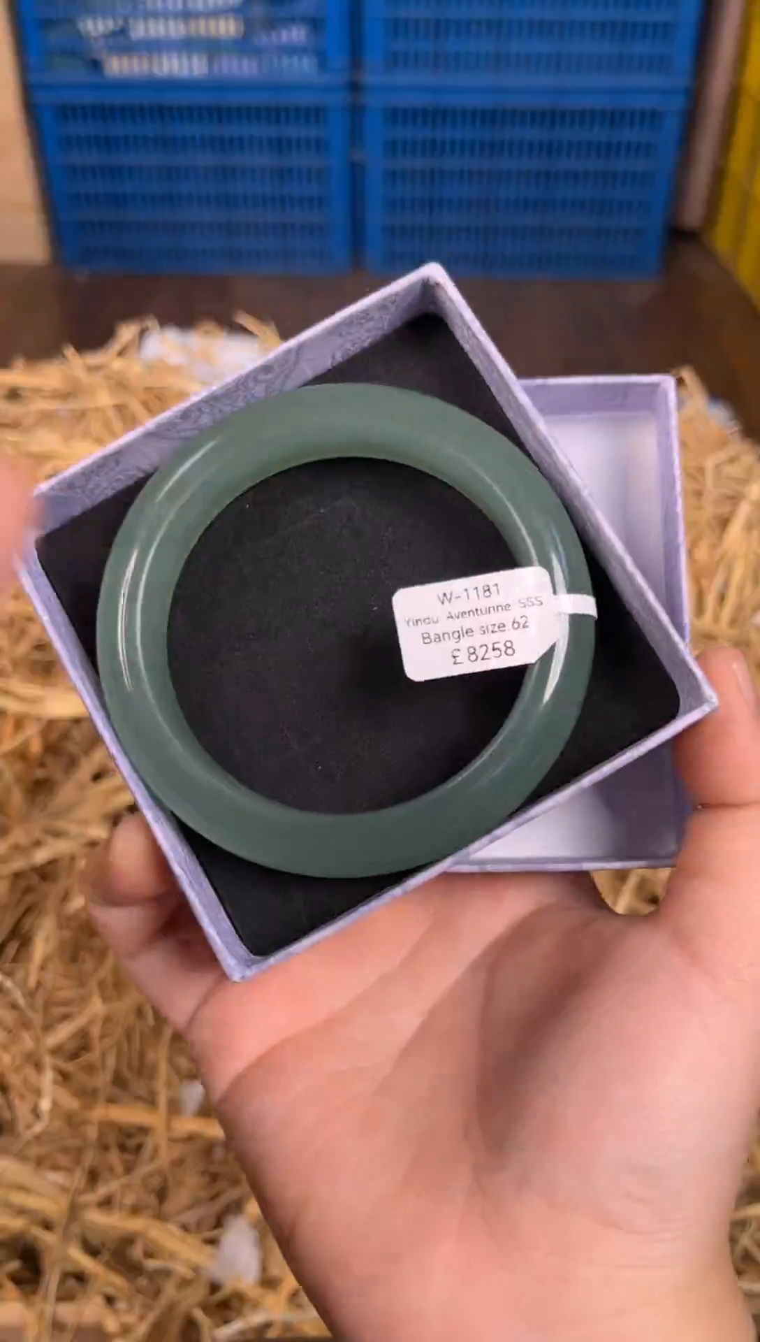 未镶嵌手镯石英质玉W1181