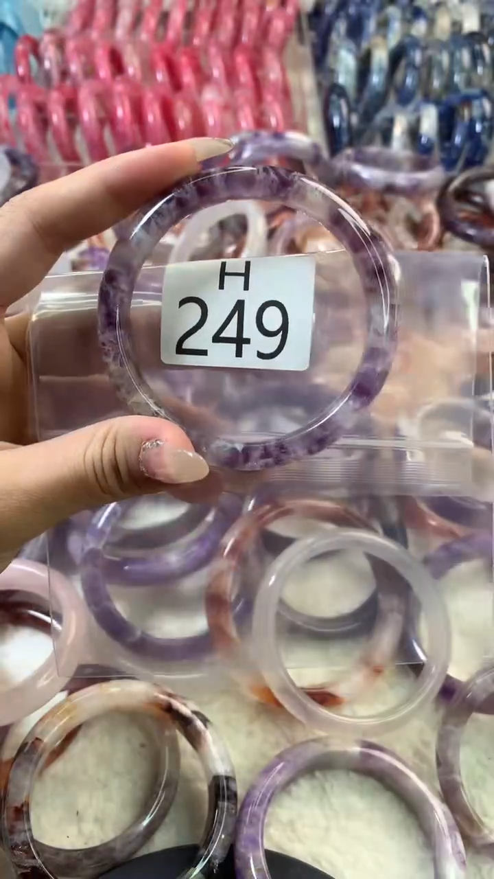 水晶手镯H未镶嵌水晶249-61