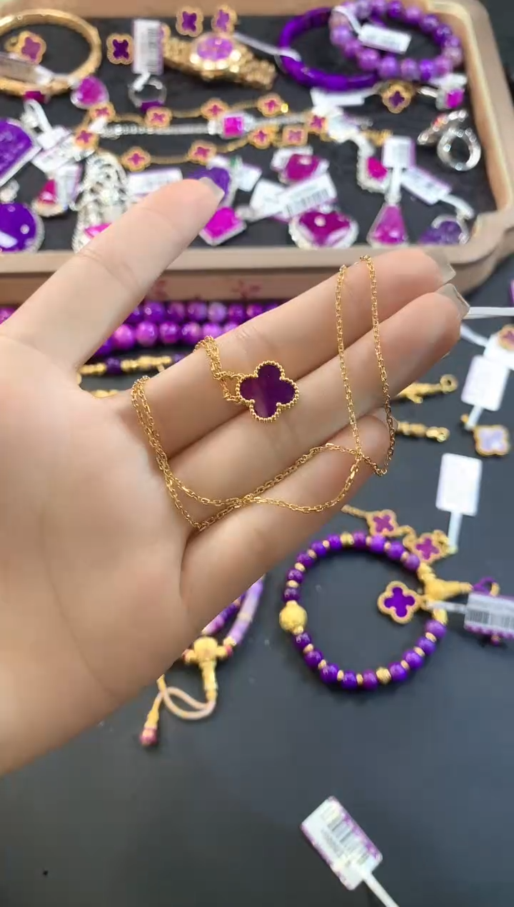 【闪购商品】苏纪石（舒俱来）.足金镶嵌舒俱来吊坠