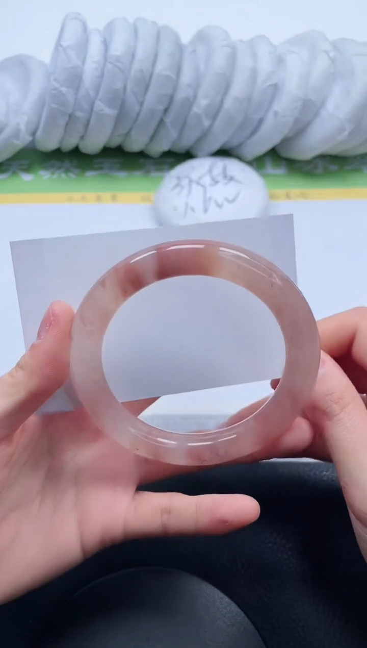 【闪购商品】石英质玉手镯未镶嵌A207-60+