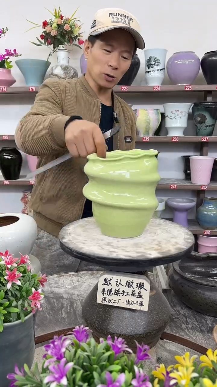 12-14-高18口14瑕-花盆