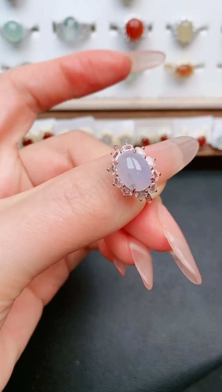【闪购商品】翡翠戒指银S925镶嵌.....