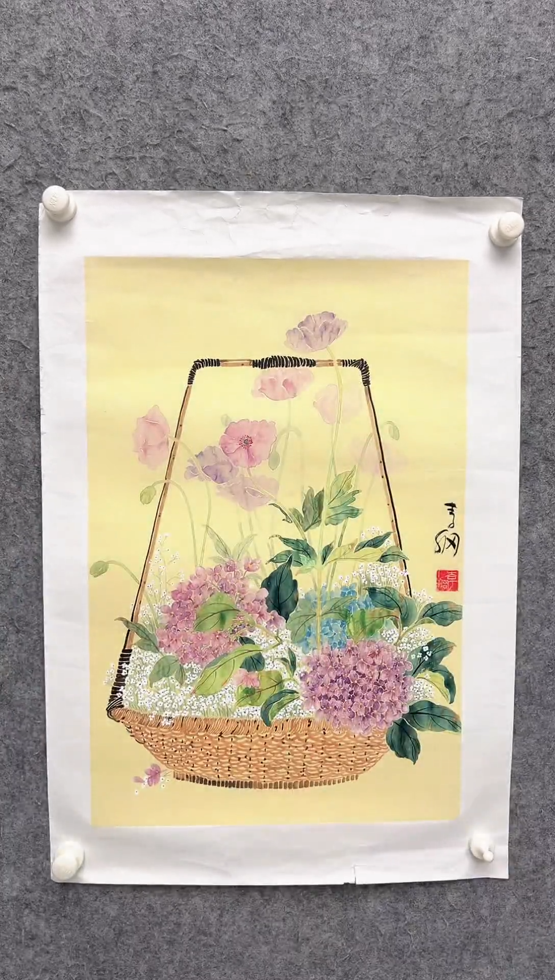 国画李纲-2.7平尺-国画