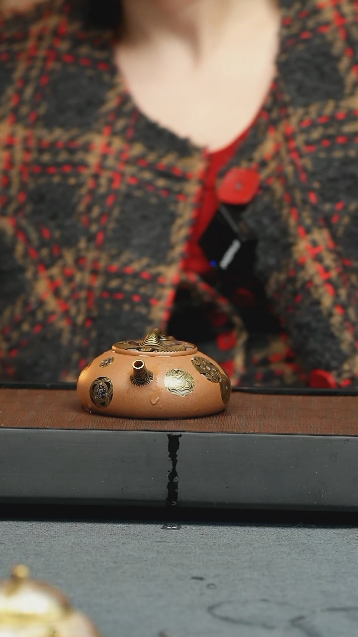 【闪购商品】紫砂茶壶五堂 梵露升皮球花