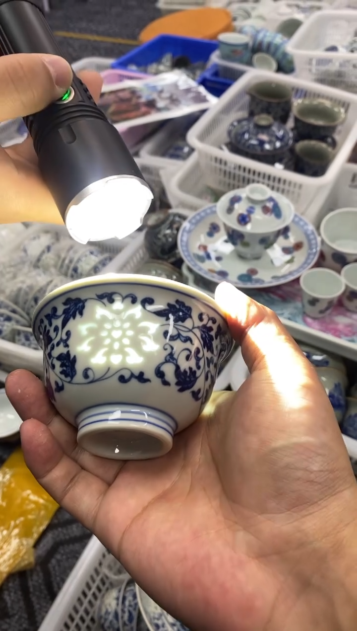 杯景德陶瓷茶具容量约100