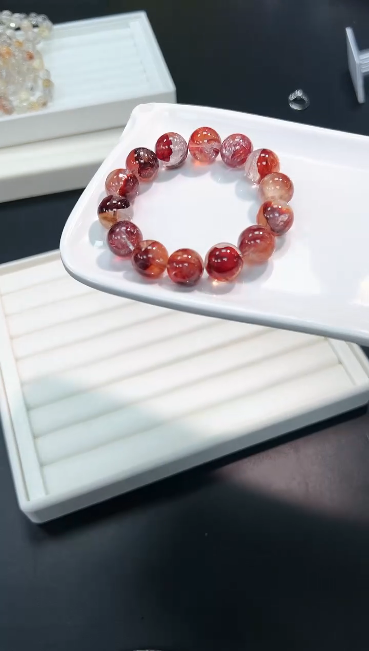 【闪购商品】水晶手串未镶嵌45c多样性发其一/1条14mm默认微瑕