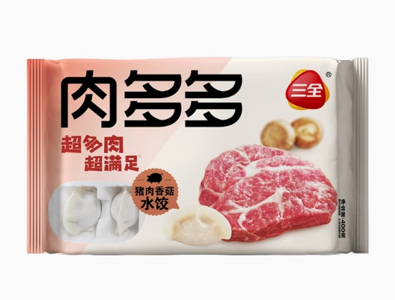 三全肉多多猪肉香菇水饺400g/袋