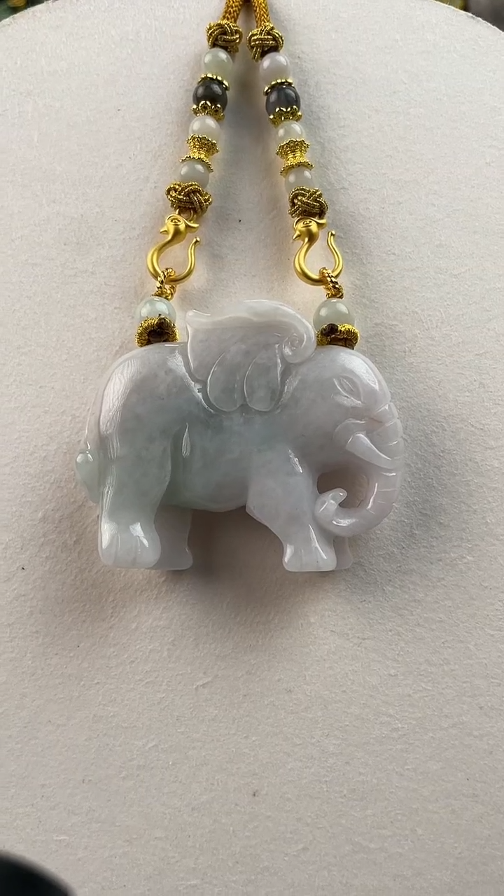 【闪购商品】翡翠颈饰未镶嵌2603(赠链)部分宝贝微瑕主播介绍为准