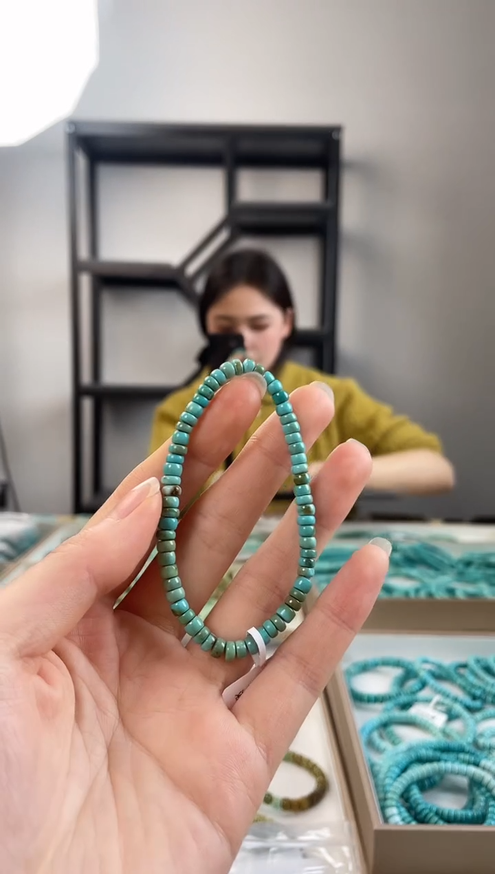 【闪购商品】绿松石珠宝奇石未镶嵌4.8+mm