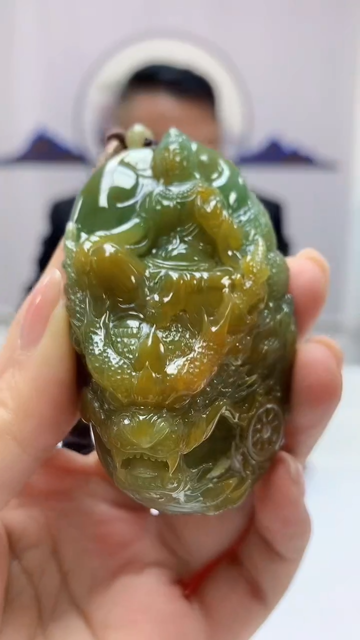 【闪购商品】定制翡翠未镶嵌4969ms-毛货137观音