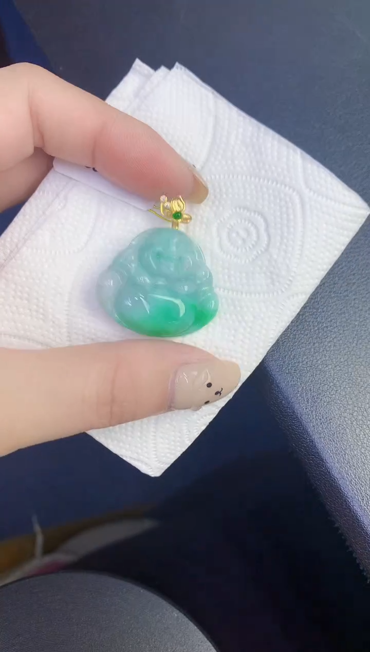 颈饰未镶嵌翡翠缅甸天然翡翠A货