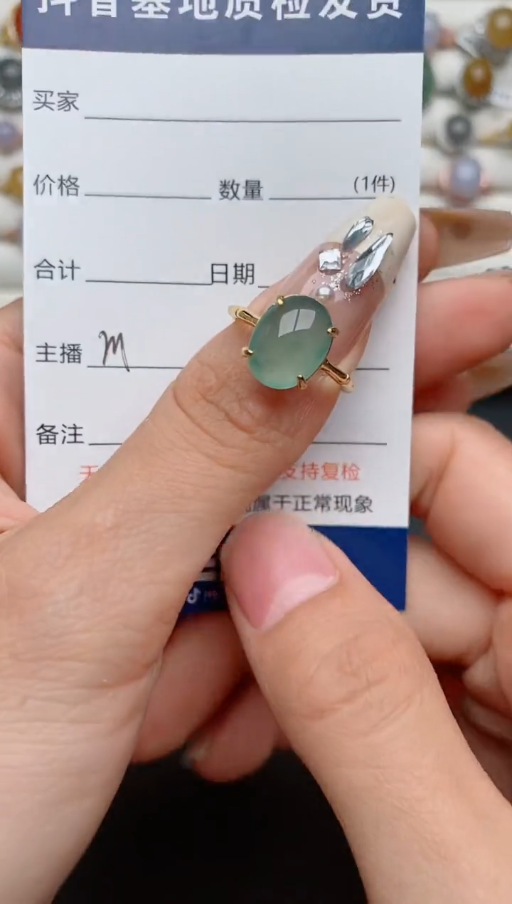 【闪购商品】翡翠戒指银S925镶嵌.............
