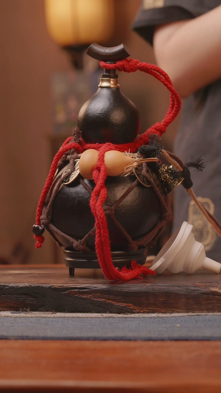 1704号精品大漆葫芦防腐防渗装水茶酒