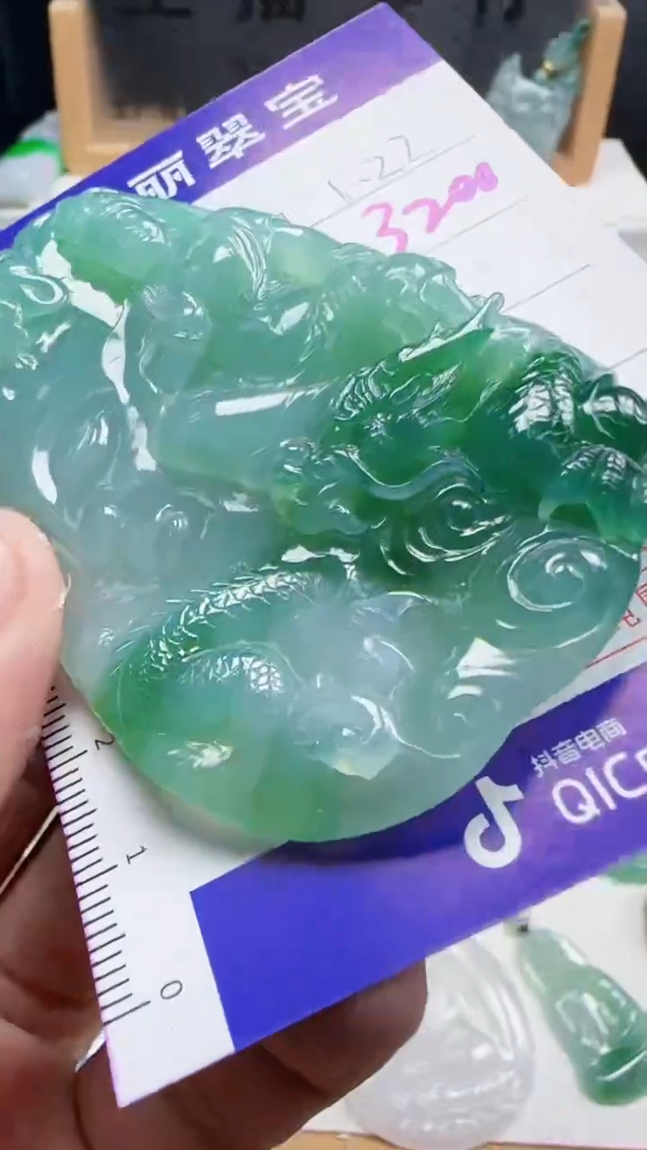【闪购商品】翡翠颈饰未镶嵌113天然缅甸A货翡翠