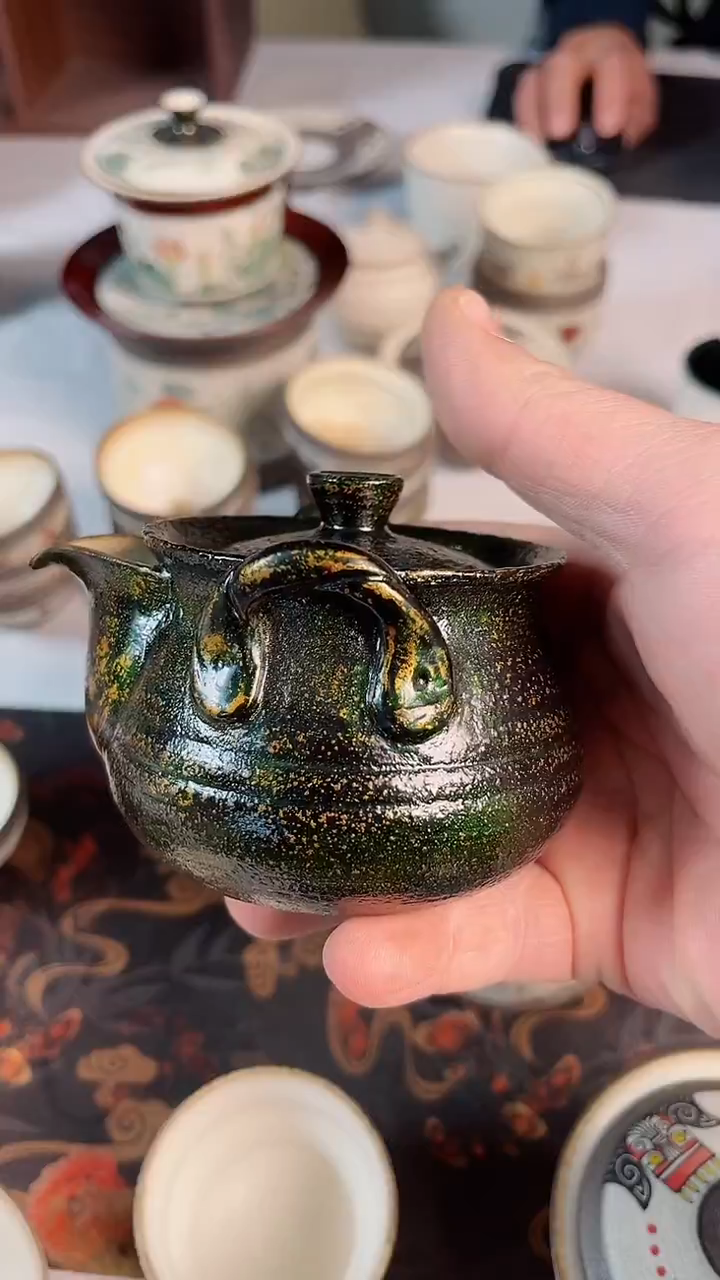 陶八工大漆手工宝瓶