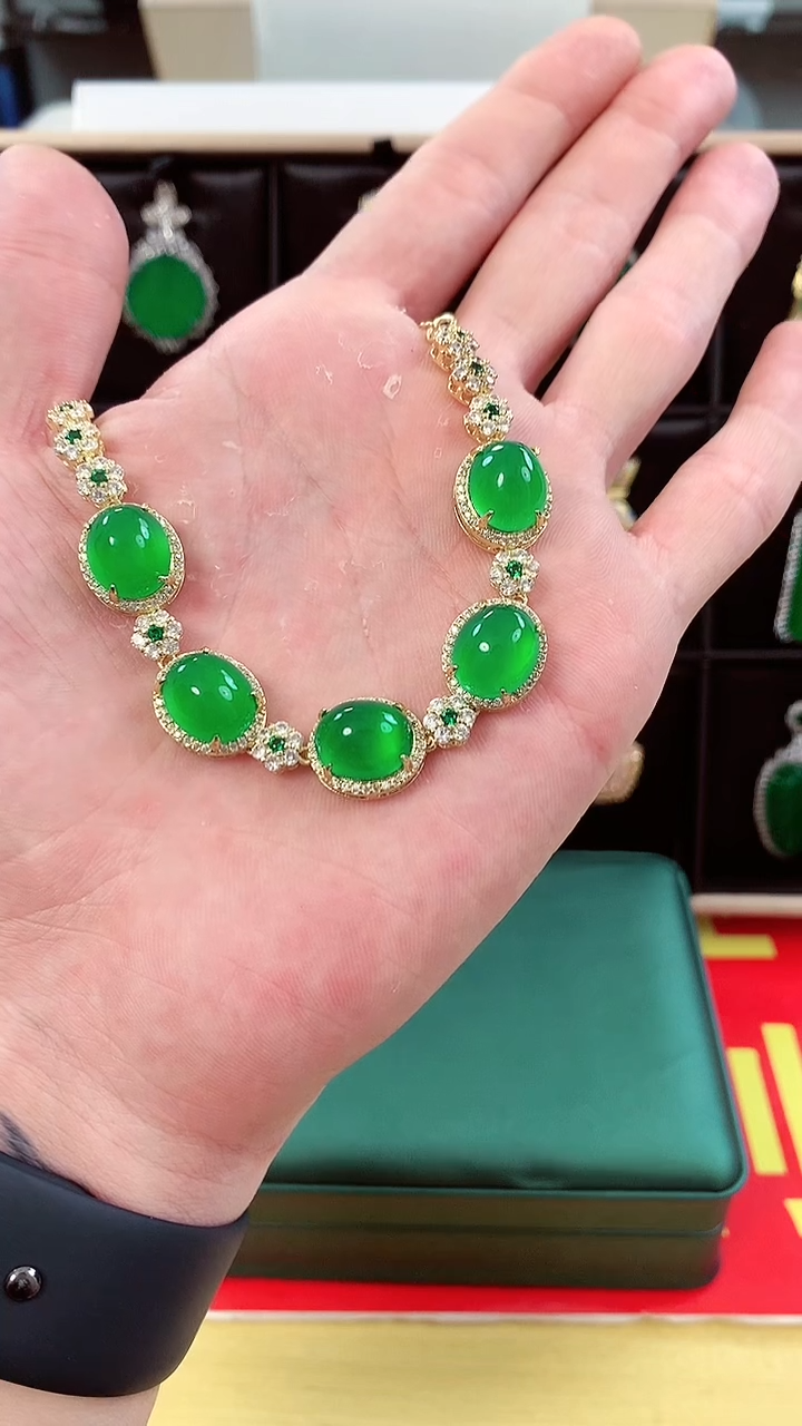 【闪购商品】玛瑙/玉髓手链未镶嵌豪华手链