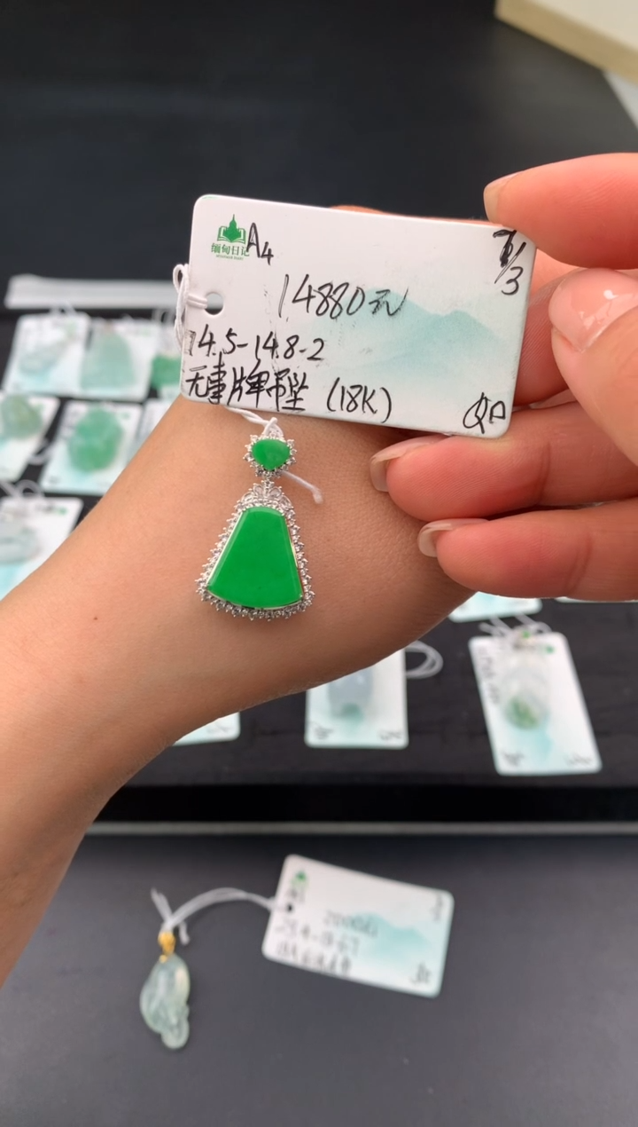 【闪购商品】翡翠颈饰未镶嵌女神节#送礼#，下单联系客服核对地址~