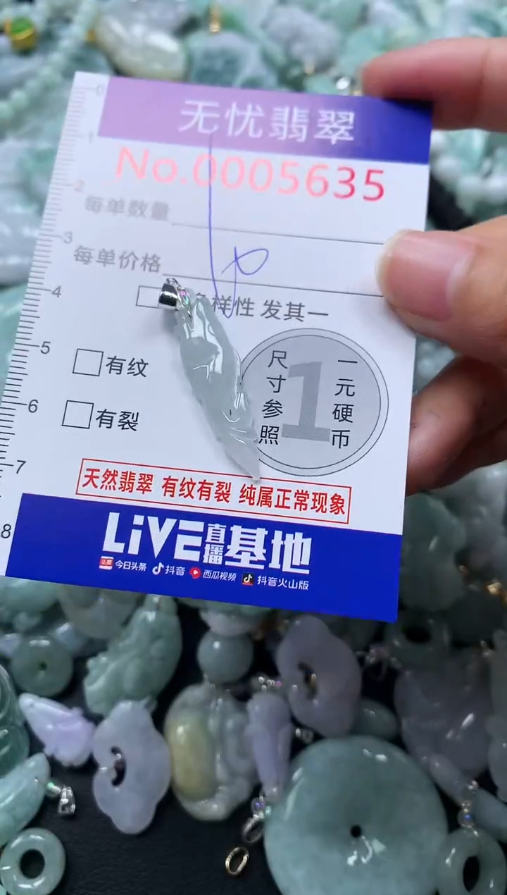 颈饰未镶嵌翡翠5635