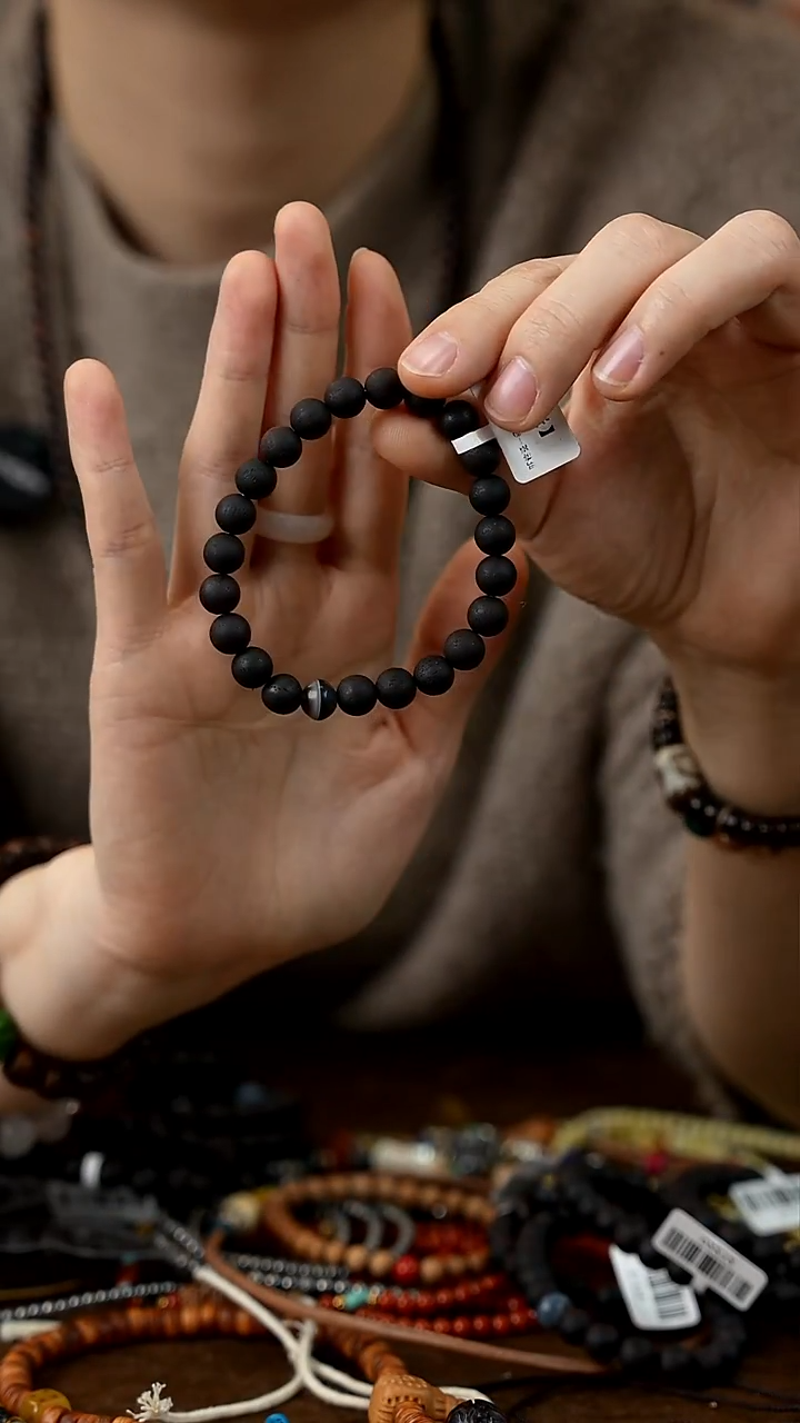 未镶嵌手链玛瑙/玉髓降真香缠丝玛瑙单圈/道康/