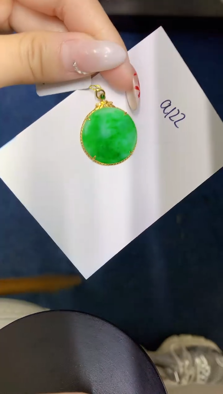 【闪购商品】翡翠颈饰18K金镶嵌000000000000