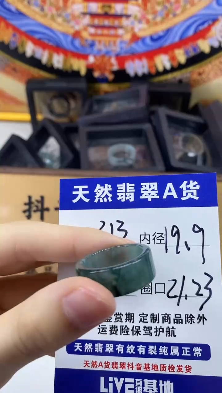 未镶嵌戒圈翡翠313