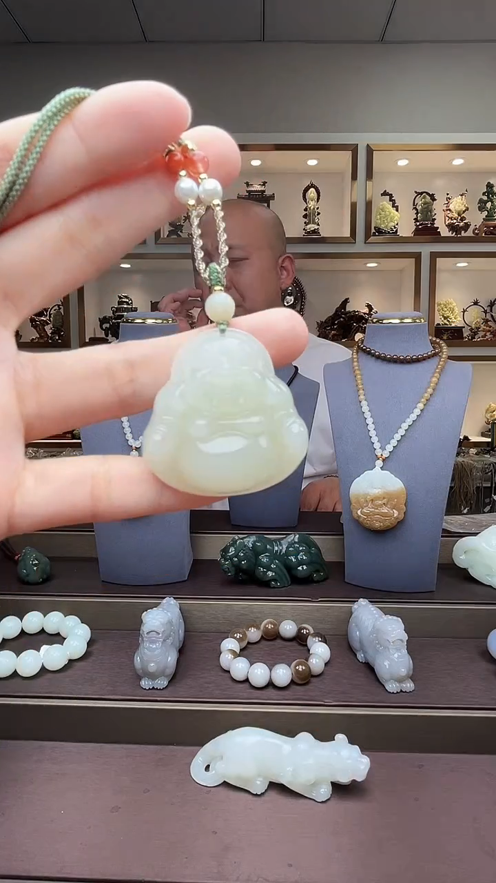 和田玉未镶嵌挂件苏