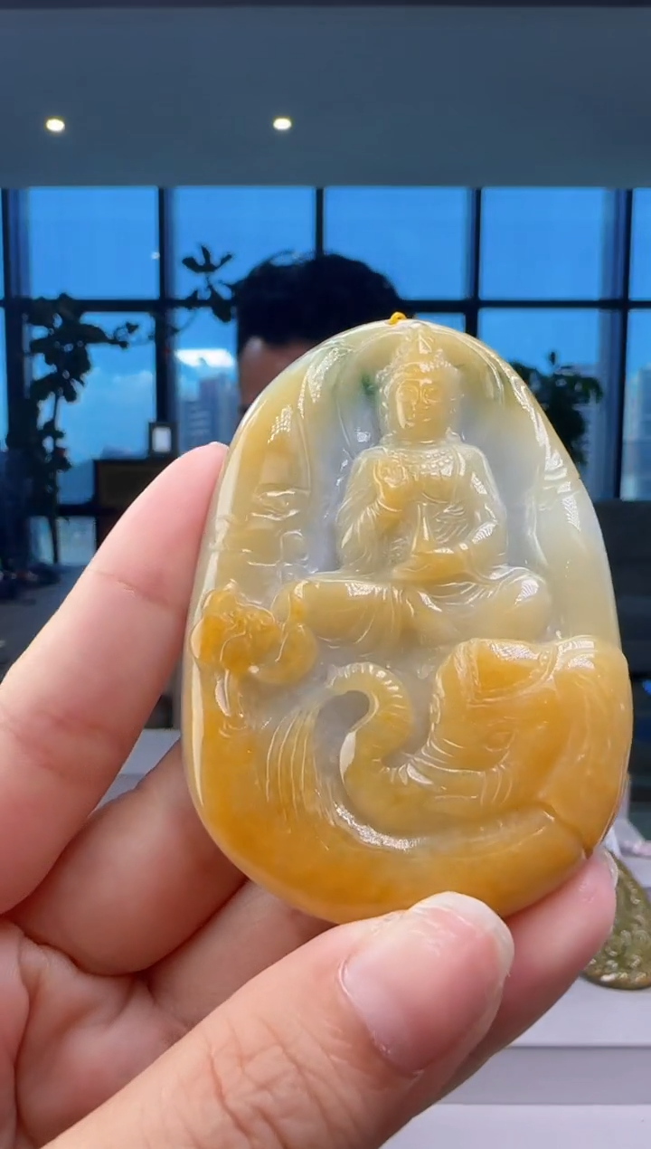 翡翠未镶嵌颈饰YL@@960Q3J15398