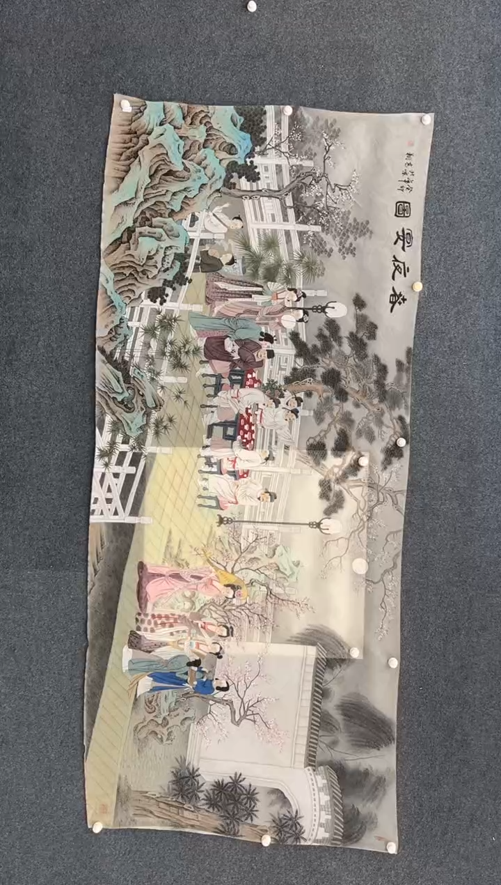 【闪购商品】国画3.8-冯高翔-春夜宴图91