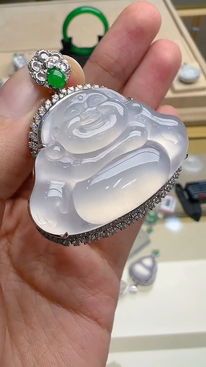 【闪购商品】翡翠吊坠(不含链)18K金镶嵌多样性团购发一件