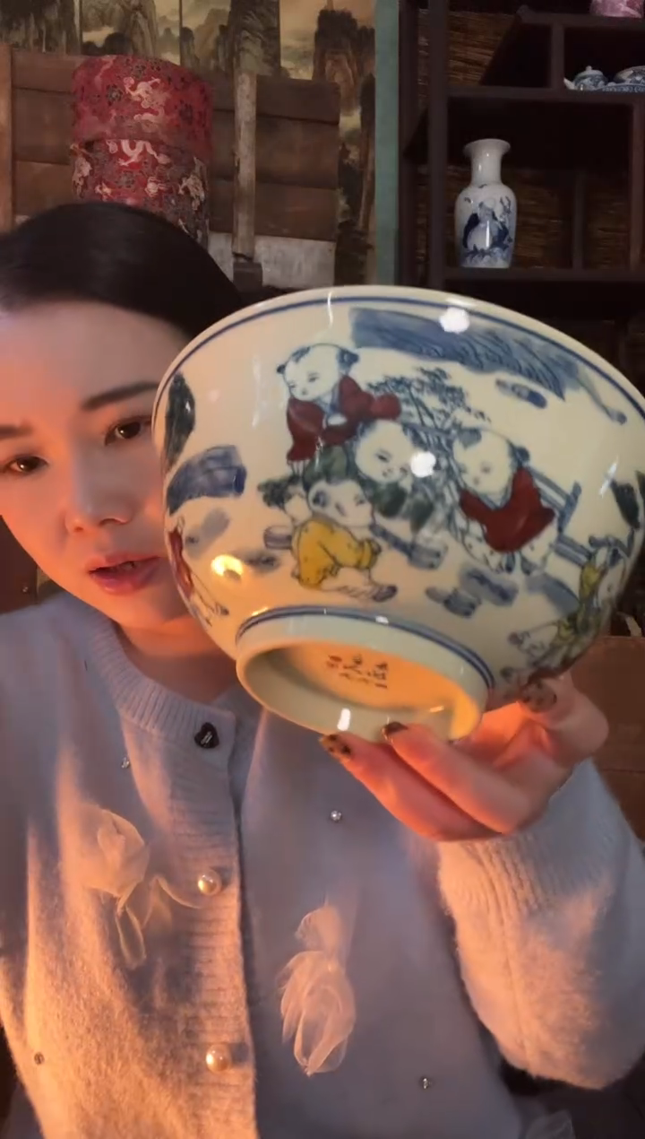 摆件瓷景德镇陶瓷摆件J271