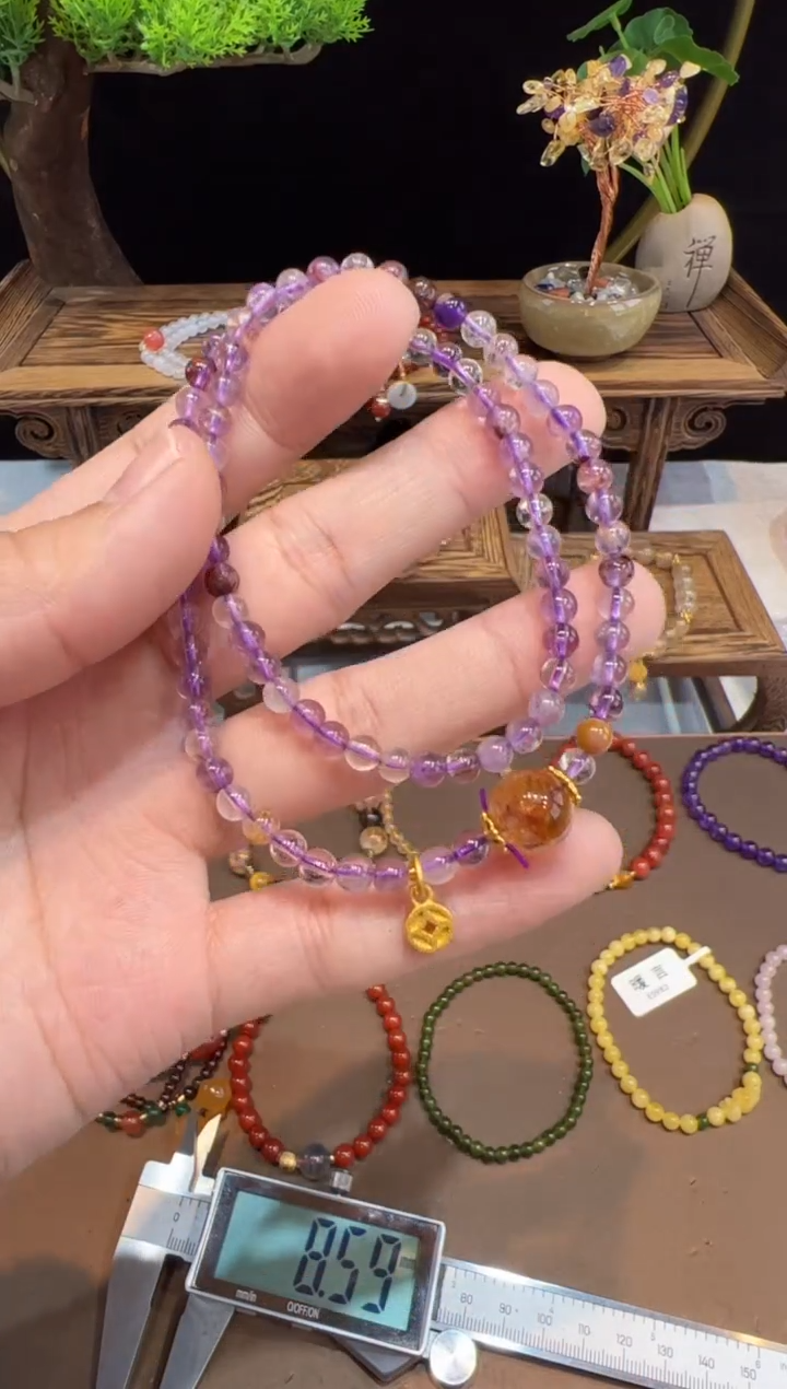 【闪购商品】水晶手绳未镶嵌@@手饰