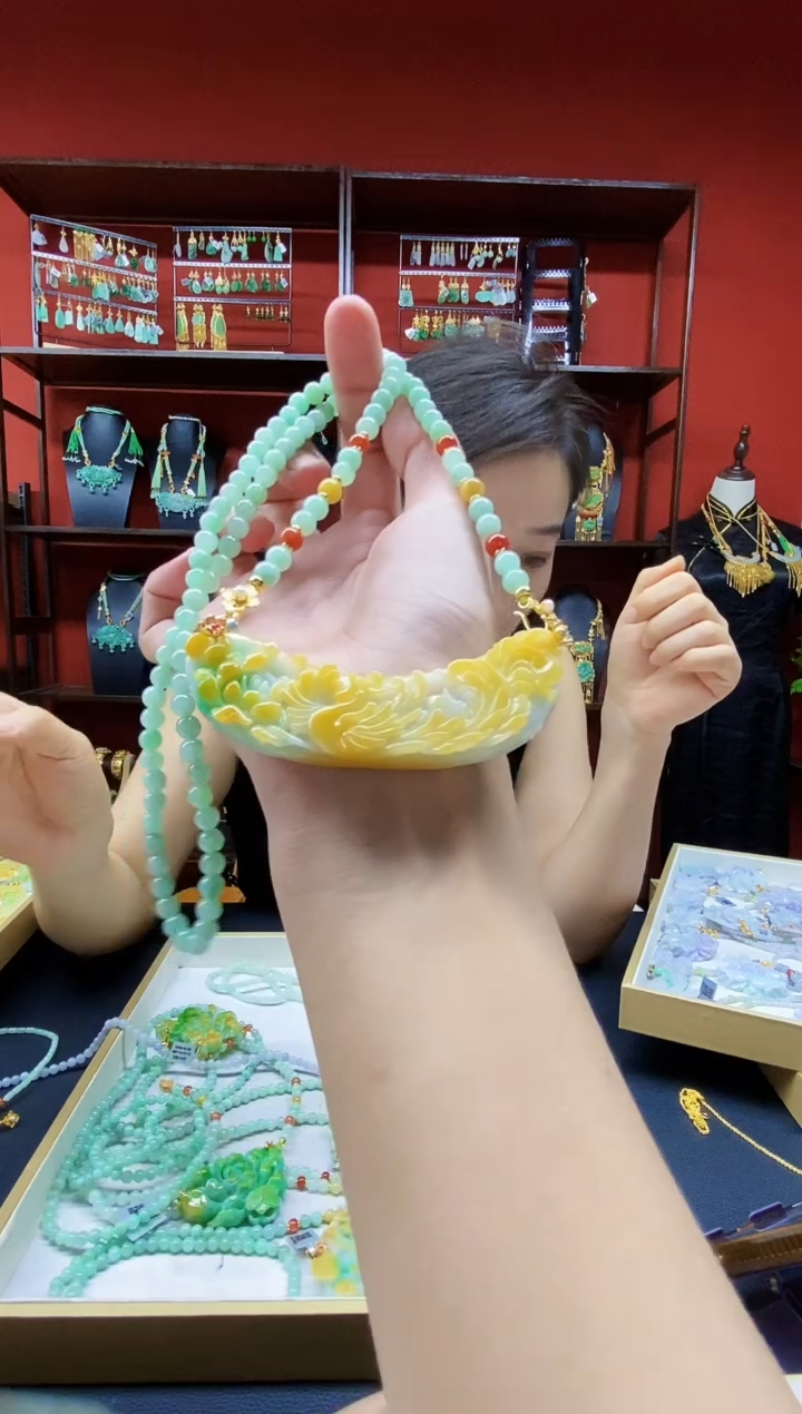 颈饰未镶嵌翡翠翡翠吊坠
