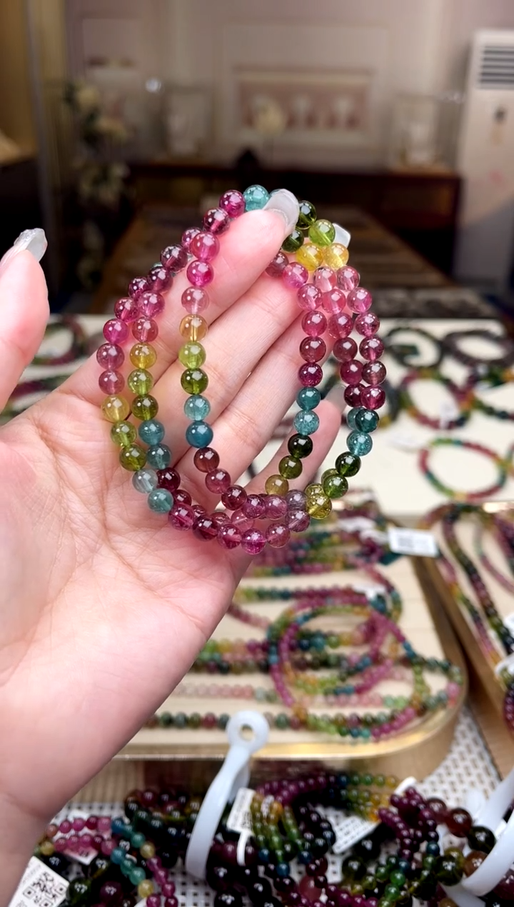 【闪购商品】碧玺/未镶嵌6mm+碧玺多圈多样性发货