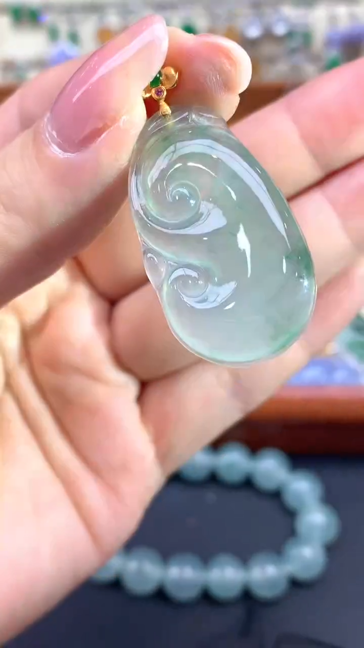 【闪购商品】翡翠颈饰未镶嵌128-天然翡翠