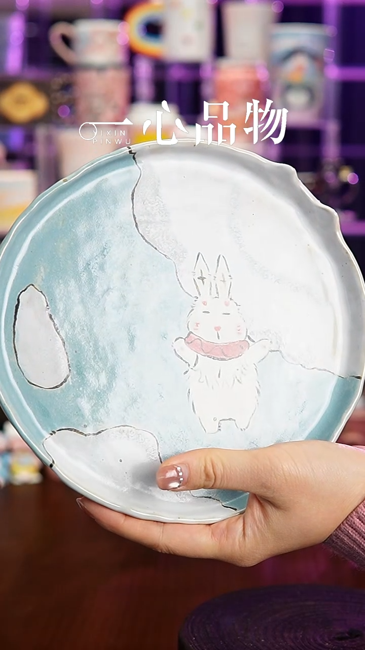 杯子瓷H34景德镇手工手绘杯子摆件