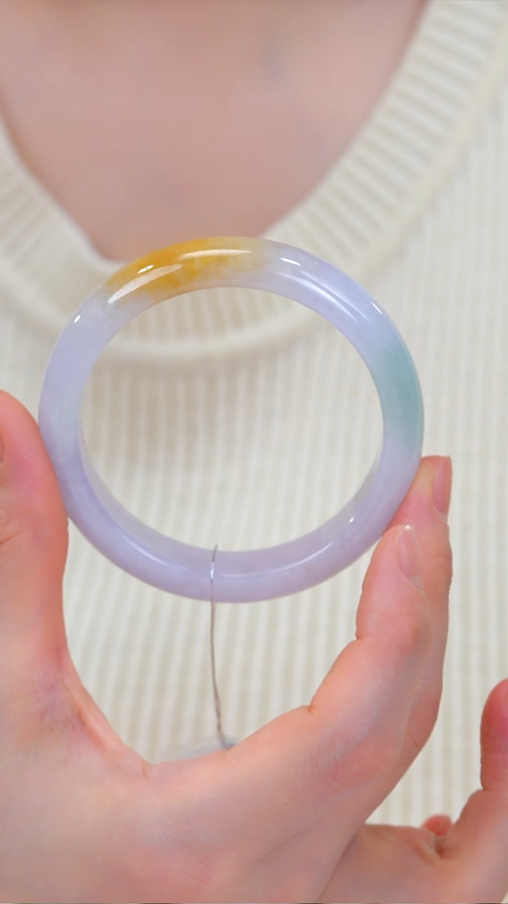 翡翠未镶嵌手镯（贵妃镯）0409玉镯